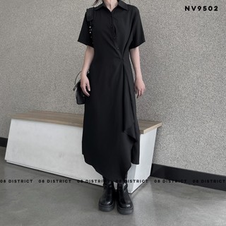 Váy tà rơi khuy lửng (NV9502)