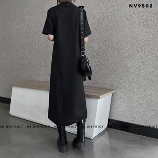 Váy tà rơi khuy lửng (NV9502)