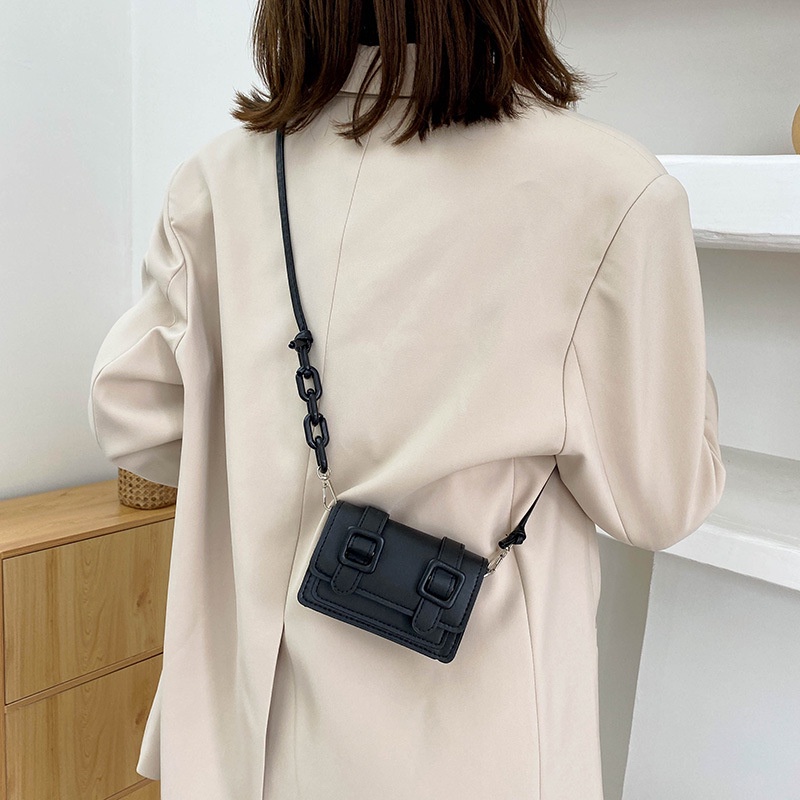 Túi Đeo Chéo Hình Vuông Nhỏ Màu Kẹo Tương Phản Thời Trang Mùa Hè Phong Cách Hàn Quốc