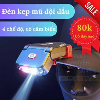  Đèn kẹp mũ  Đèn đội đầu Đèn cảm biến chuyên đi câu và đèn dã ngoại cắm trại  Đồ Câu Nguyễn  
