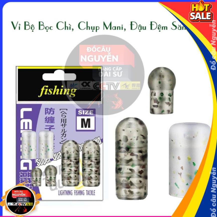 (Hỏa Tốc) Chụp chì, bọc chì, chụp mani 8, chụp chì silicon san hang (Đồ Câu Nguyễn)