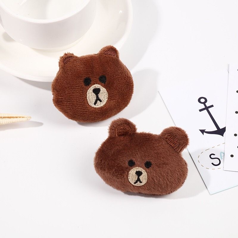 Đầu Gấu Brown Siêu Mềm Min