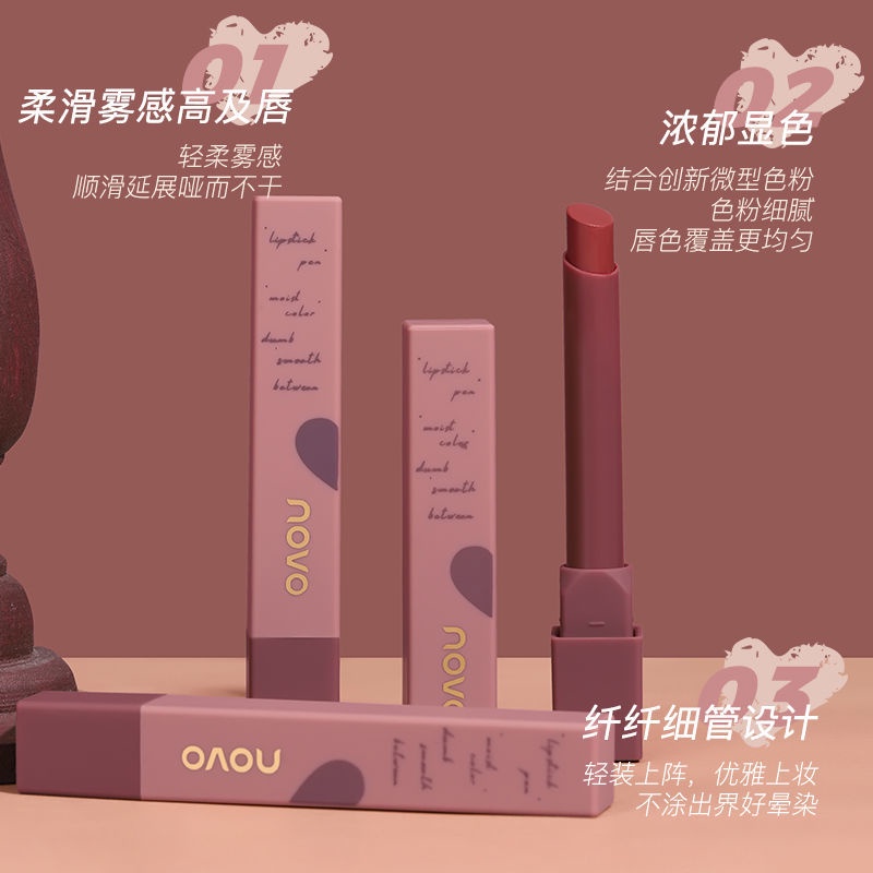 Son Môi Novo Chống Thấm Nước Và Chống Dính Cao Cấp