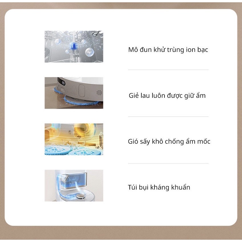 [Hỏa Tốc] Robot Hút Bụi Lau Nhà Dreame S10 - Dreame S10 Pro Tự Đổ Rác Tự Giặt Sấy Khăn Nhiệt Độ Cao - Hàng Nhập Khẩu | BigBuy360 - bigbuy360.vn