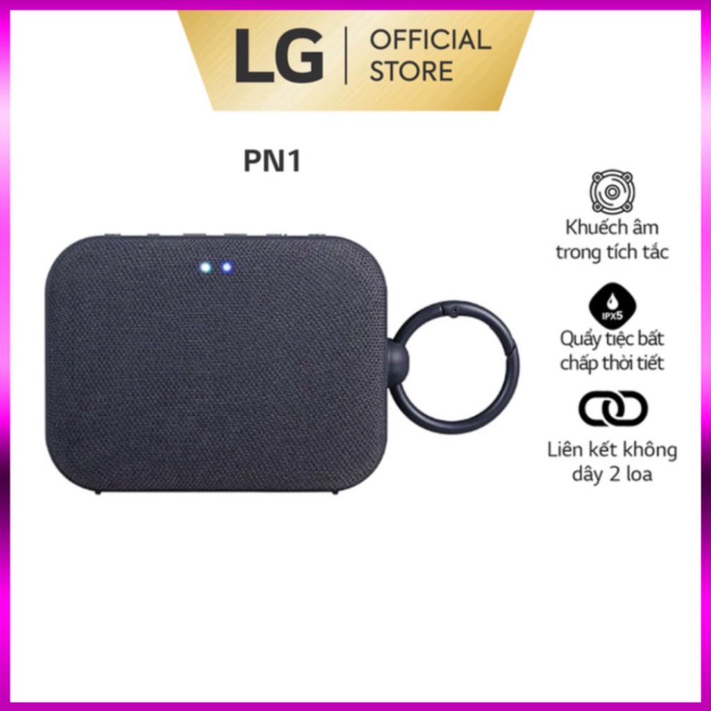 Loa Bluetooth di động LG XBOOMGo PN1 - Hàng chính hãng - sale giá tốt