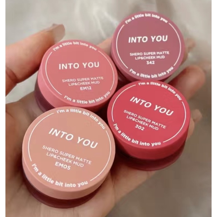 INTO YOU- Son kem bùn dạng hũ Canned Lip Mud