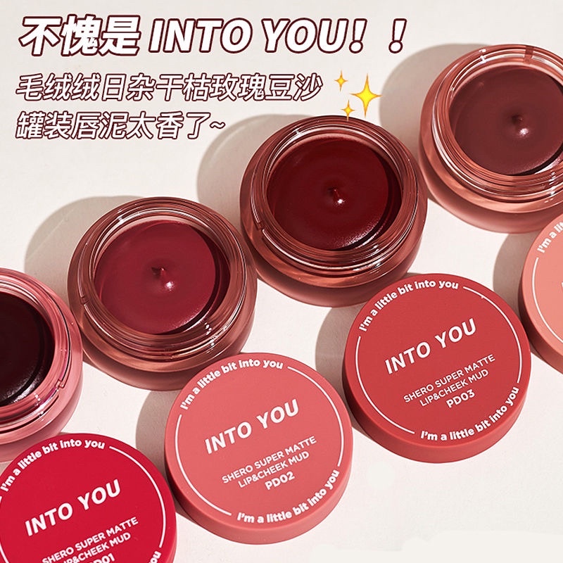INTO YOU- Son kem bùn dạng hũ Canned Lip Mud