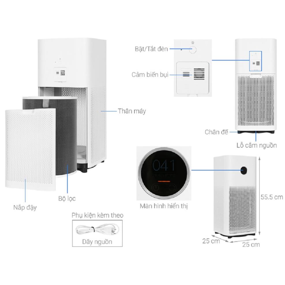 Máy Lọc Không Khí Xiaomi Mi Smart Air Purifier 4 I Xiaomi Air Purifier 4 Lite  - Bản Quốc Tế