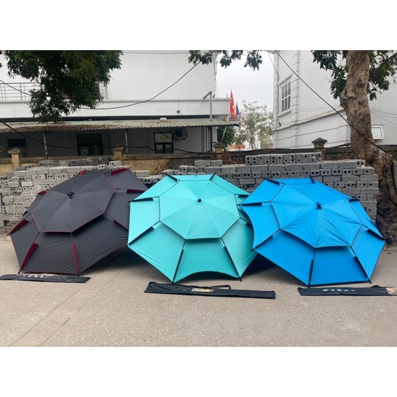 Ô 2 tầng che nắng che mưa dã ngoại cao cấp