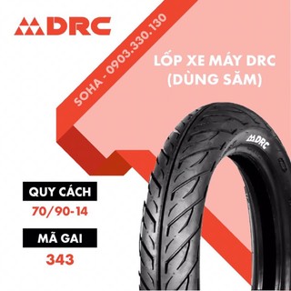 Lốp mio , vỏ xe yamaha mio chính hãng drc , 80/90-14 , 70/90-14
