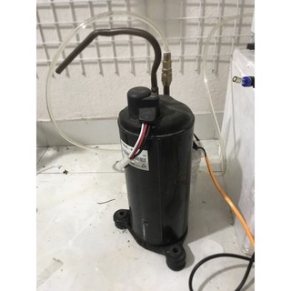 Máy hút chân không. Block điều hòa hút chân không máy ép kính bóng hơi ép kính điện thoại. BH 36 tháng