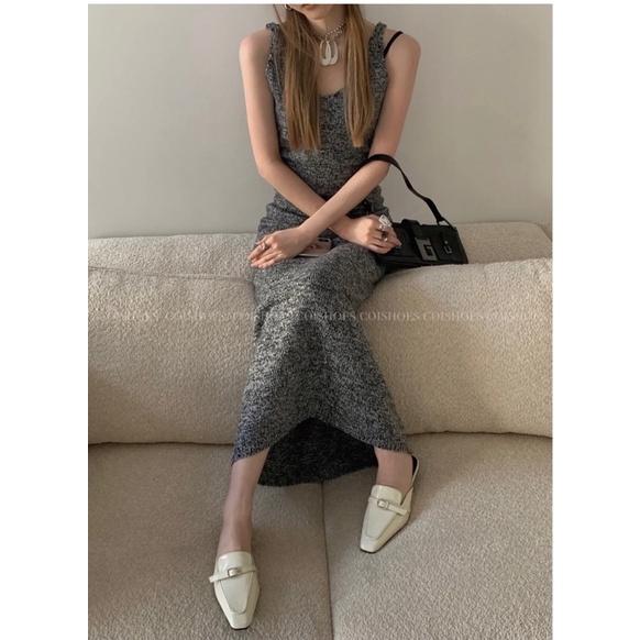 Sục da mềm dây khoá Stakela - Mules hè 2023 - COISHOES