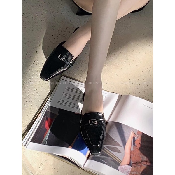 Sục da mềm dây khoá Stakela - Mules hè 2023 - COISHOES