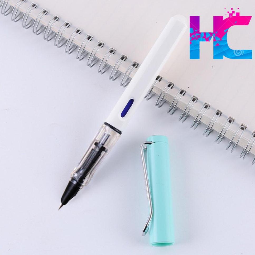 Bút máy - Bút mực Tẩy xóa được, Ngòi kim tinh - Tặng kèm pittong bơm mực thường - hang_chuan