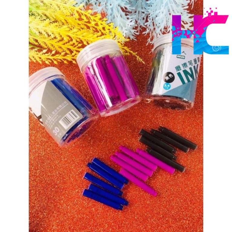 Bút máy - Bút mực Tẩy xóa được, Ngòi kim tinh - Tặng kèm pittong bơm mực thường - hang_chuan