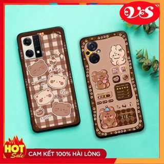 [HOT] Ốp lưng Oppo  Reno 7 Z 5G / Reno 8 4G / Reno 8Z 5G / Reno 8 5G / 8T  hình gấu nâu đáng yêu siêu đẹp mẫu mới 2023
