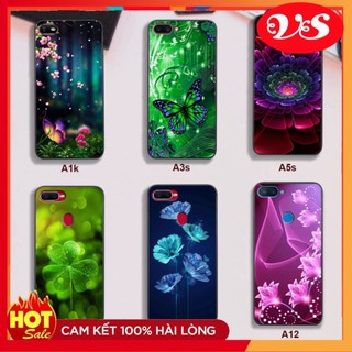 [HOT] ốp lưng điện thoại Oppo  A1K / A3S / A5S / A7 / F9 in hình hoa cỏ 4 cánh siêu đẹp mẫu mới 2023