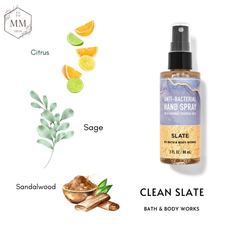 Xịt kháng khuẩn Bath & Body Works nhiều mùi