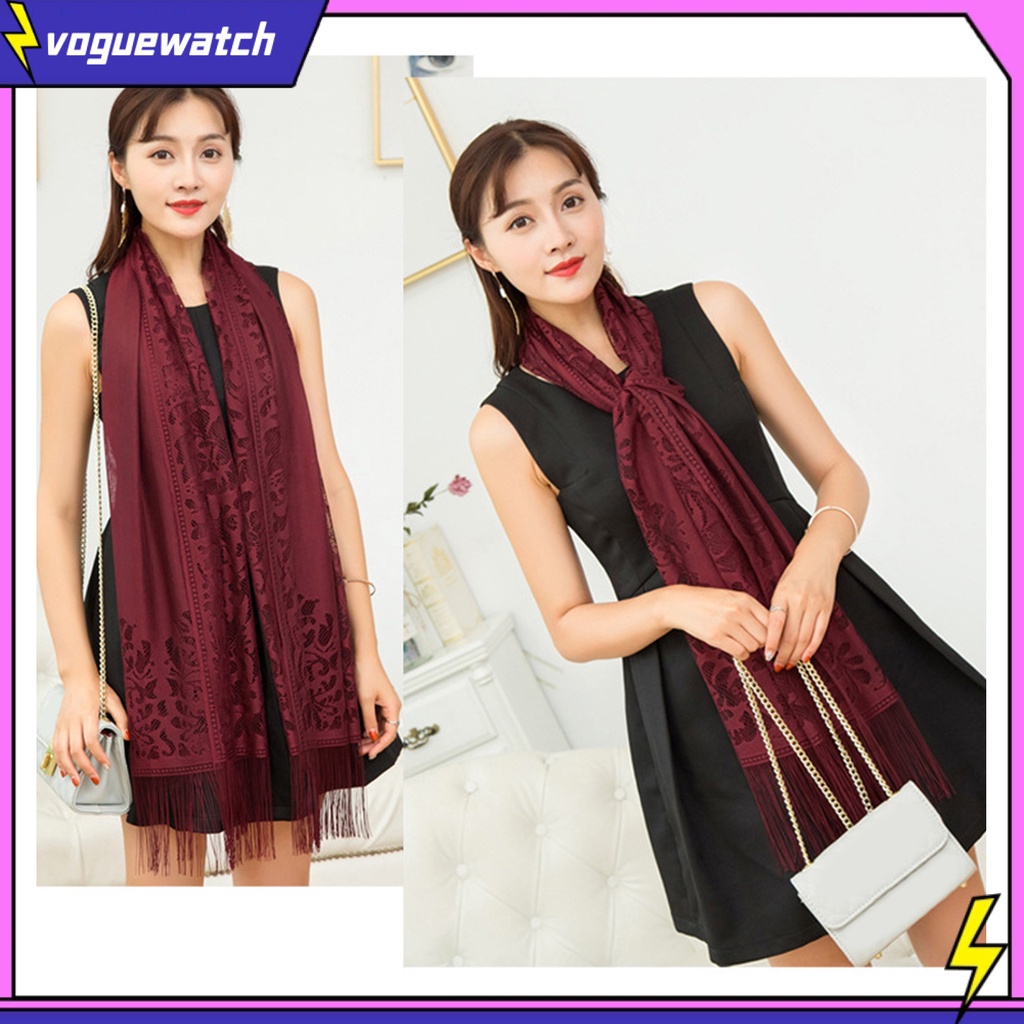 Khăn Choàng Ren Thêu Hoa Chống Gió Phụ Kiện Cho Cô Dâu