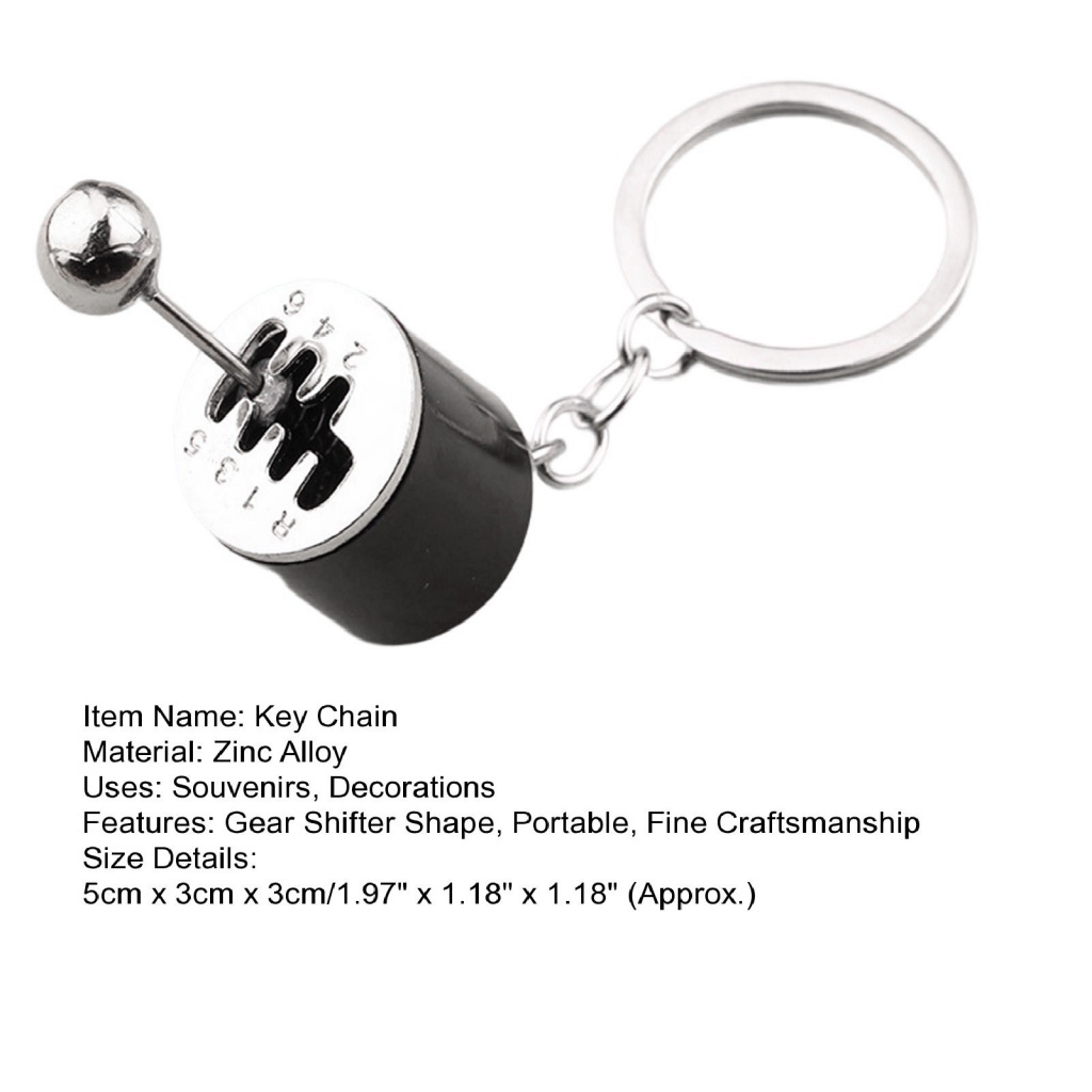 Móc Chìa Khóa Đa Năng Có Thể Tái Sử Dụng Làm Quà Lưu Niệm Mô Hình Bánh Răng Cần Gạt Số Ô Tô Đồ Chơi Ví