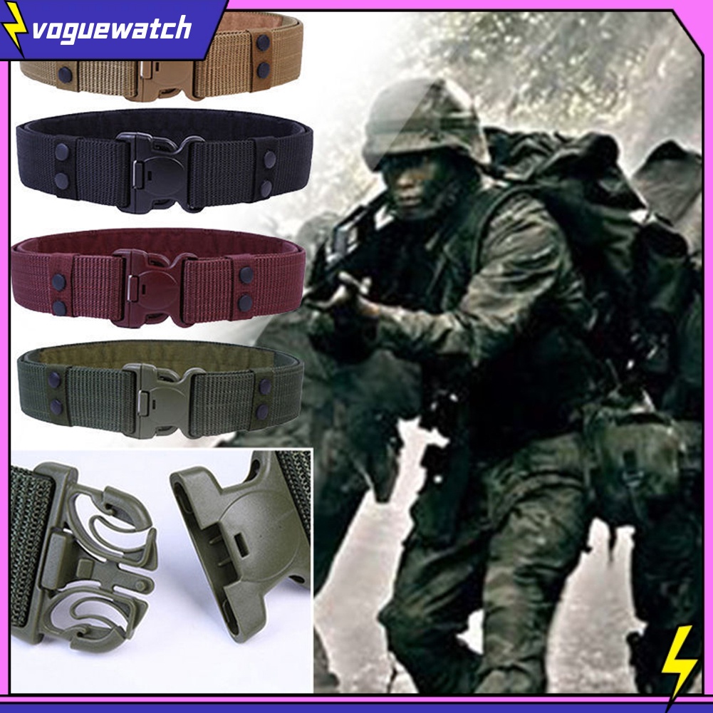 Set 2 thắt lưng chiến thuật phong cách quân đội