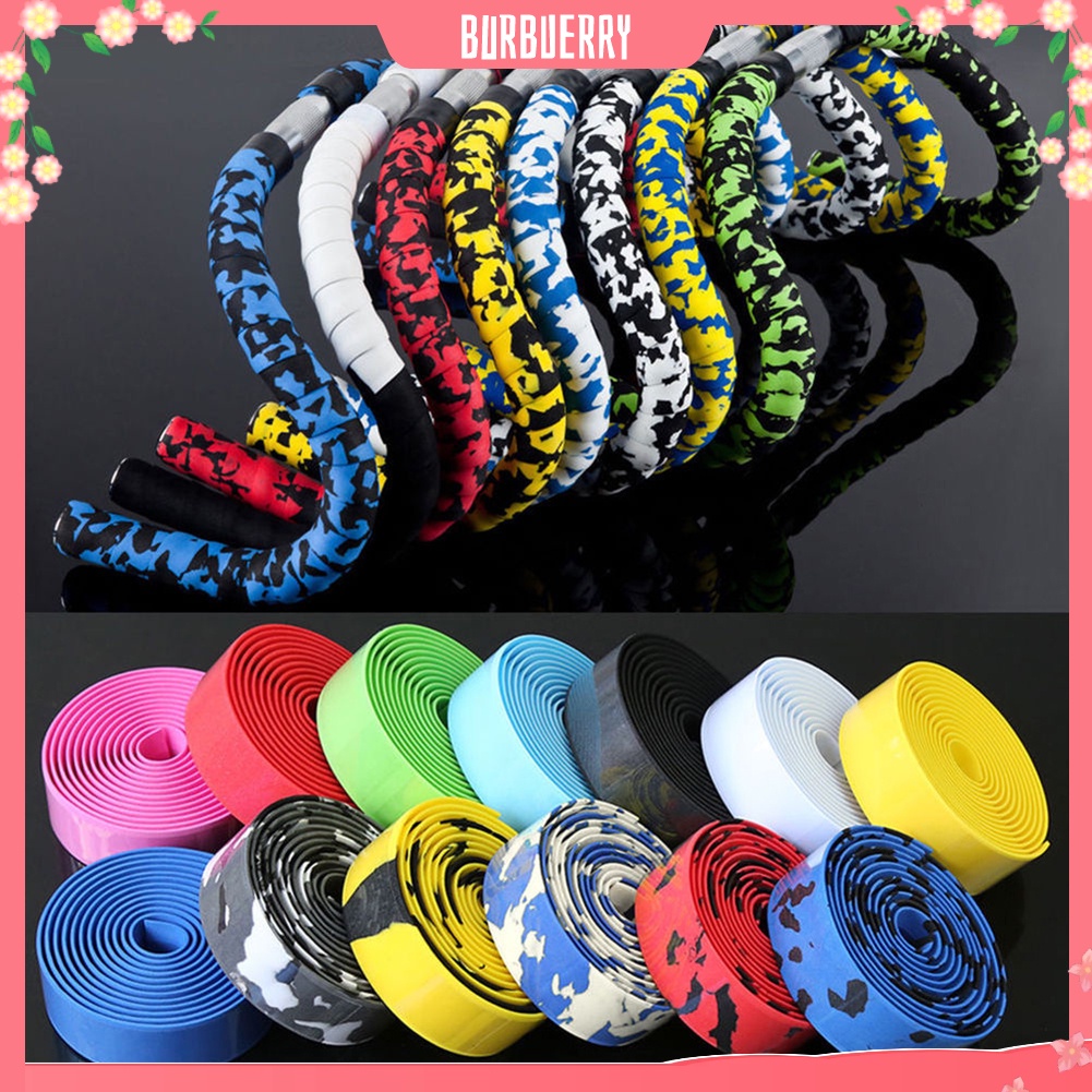 Bộ 2 Dây Cao Su Quấn Tay Lái Xe Đạp Kèm 2 Nút Cắm