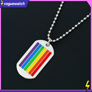 <Vogue> vòng cổ Thời Trang Mặt Đồng Xu Biểu Tượng Cộng Đồng Lgbt