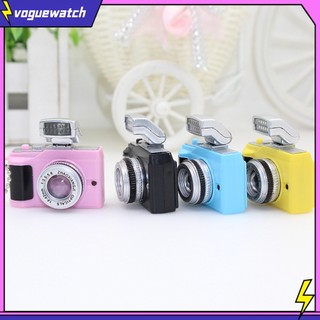 <Vogue> Móc khóa hình camera mini có đèn LED độc đáo