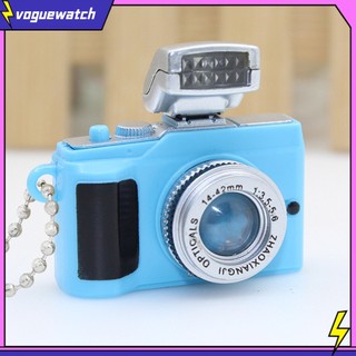 <Vogue> Móc khóa hình camera mini có đèn LED độc đáo