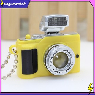 <Vogue> Móc khóa hình camera mini có đèn LED độc đáo