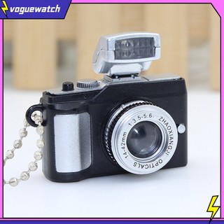 <Vogue> Móc khóa hình camera mini có đèn LED độc đáo