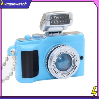<Vogue> Móc khóa hình camera mini có đèn LED độc đáo