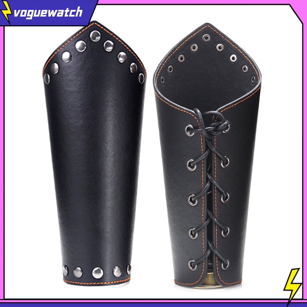 Giáp giả da VGWT bảo vệ cánh tay phong cách thời trung cổ hiệp sĩ trang phục hóa trang halloween tiệc tùng