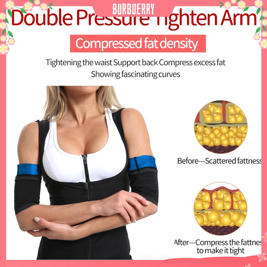 1 Cặp Băng Cánh Tay Bằng Vải Spandex Mềm Thấm Hút Mồ Hôi Thoáng Khí Cho Nữ