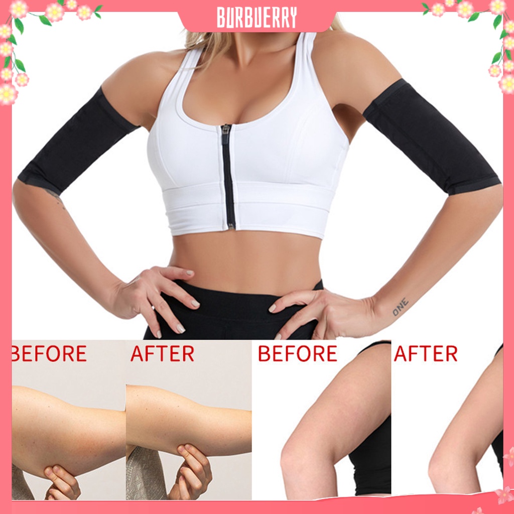 1 Cặp Băng Cánh Tay Bằng Vải Spandex Mềm Thấm Hút Mồ Hôi Thoáng Khí Cho Nữ