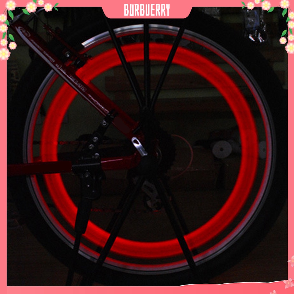 Đèn Gắn Căm Xe Đạp Ba Chế Độ Nhấp Nháy Đơn Giản Hình Bánh Xe Đạp Leo Núi