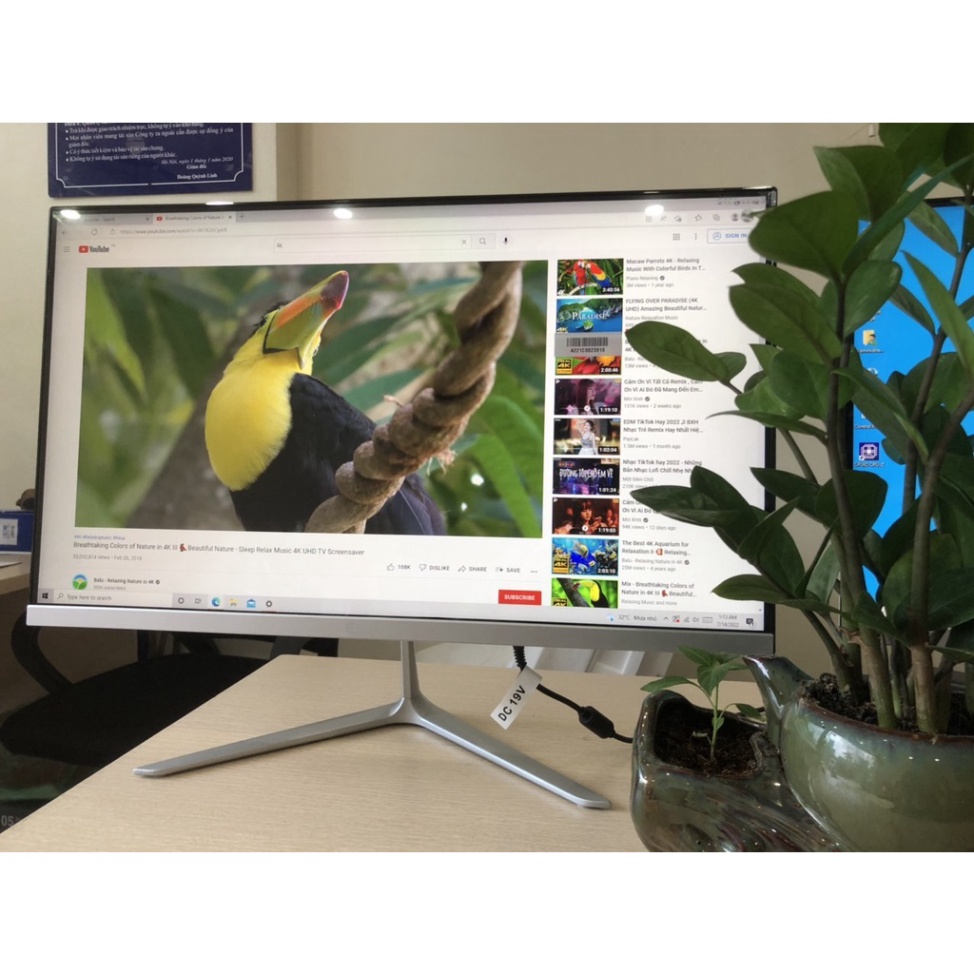 Bộ máy tính để bàn All in One 24''CORE i3 -tích hợp tất cả trên 1 màn hình (Tặng kèm bàn phím,chuột, miếng lót chuột)