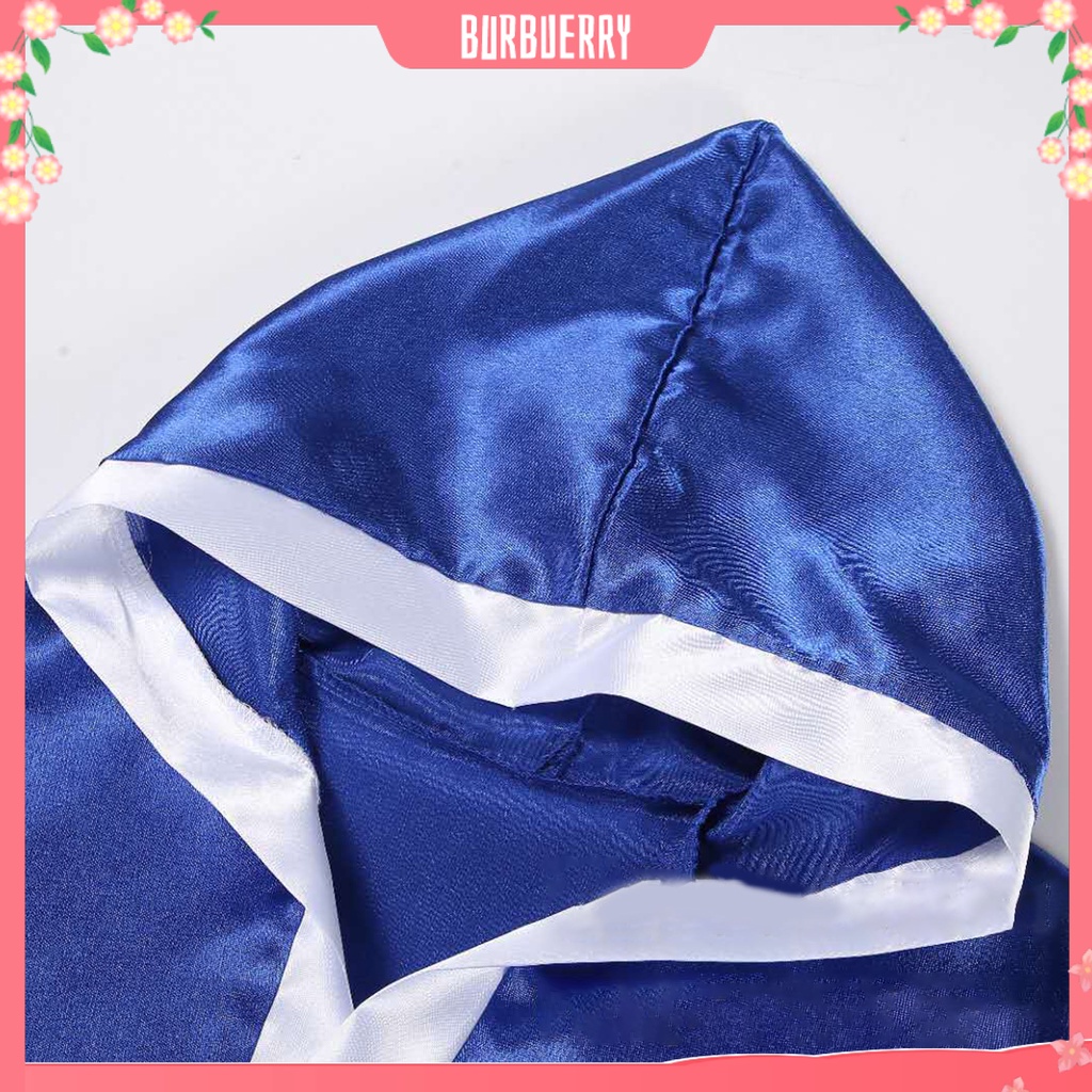 Burbuerry / Áo Choàng Đồng Phục Tập Boxing Tay Dài Có Thắt Lưng Unisex