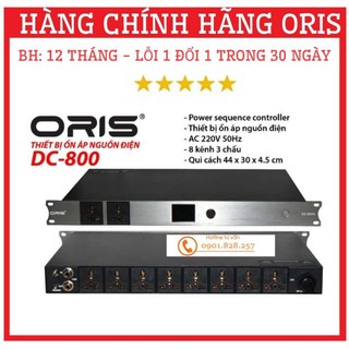 Quản lý nguồn điện oris DC-800 8 cổng có hẹn giờ - oris dc800 - quản lý nguồn