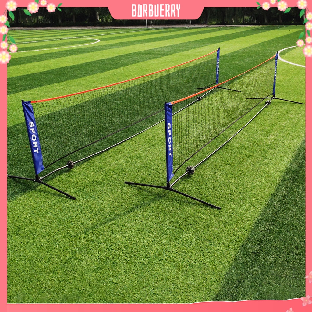 Lưới Chơi Cầu Lông Bằng Nylon Kèm Gậy Tiện Dụng Cho Hoạt Động Ngoài Trời