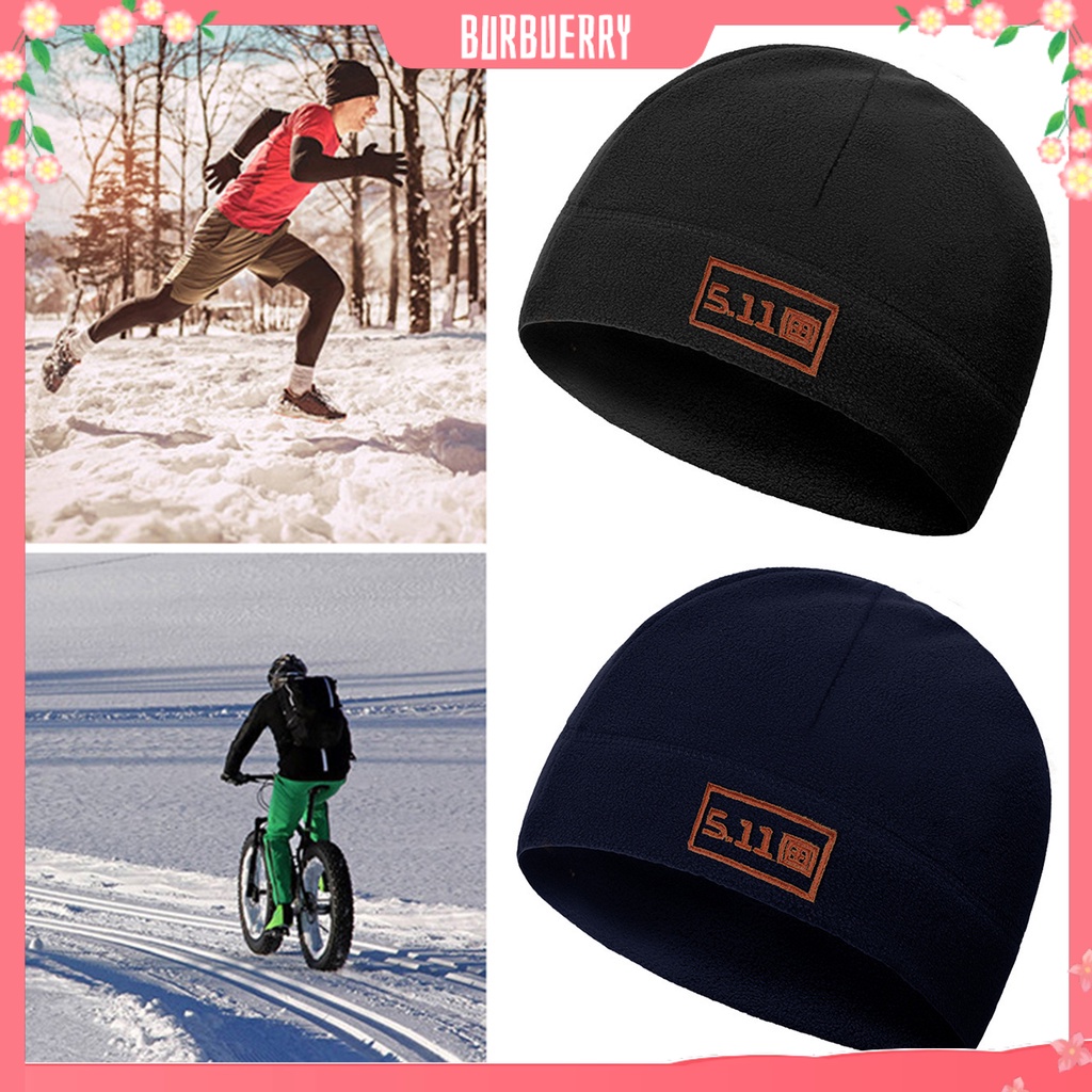 Mũ beanie vải lông cừu co giãn thoáng khí tiện lợi cho hoạt động ngoài trời