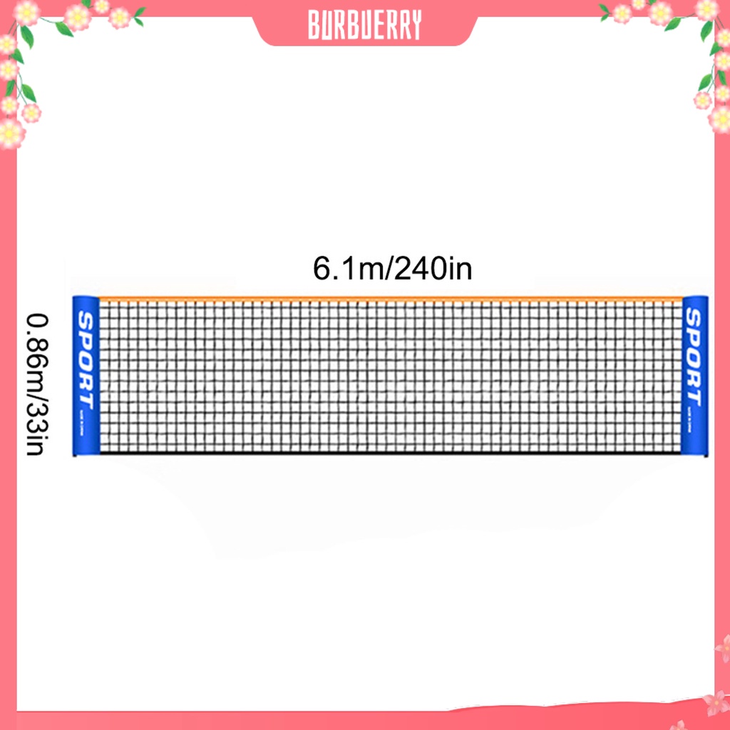 Lưới Chơi Cầu Lông Bằng Nylon Kèm Gậy Tiện Dụng Cho Hoạt Động Ngoài Trời