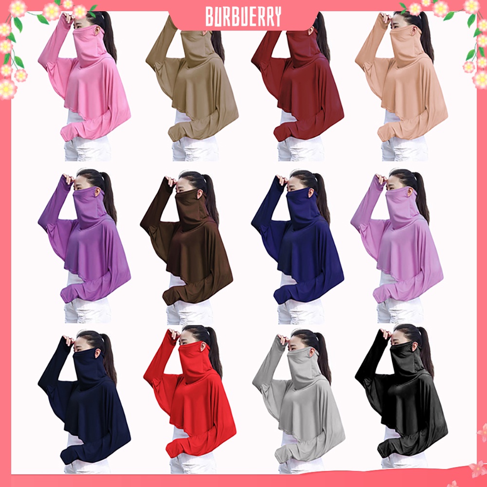 Khăn che mặt và cổ chống nắng khi lái xe