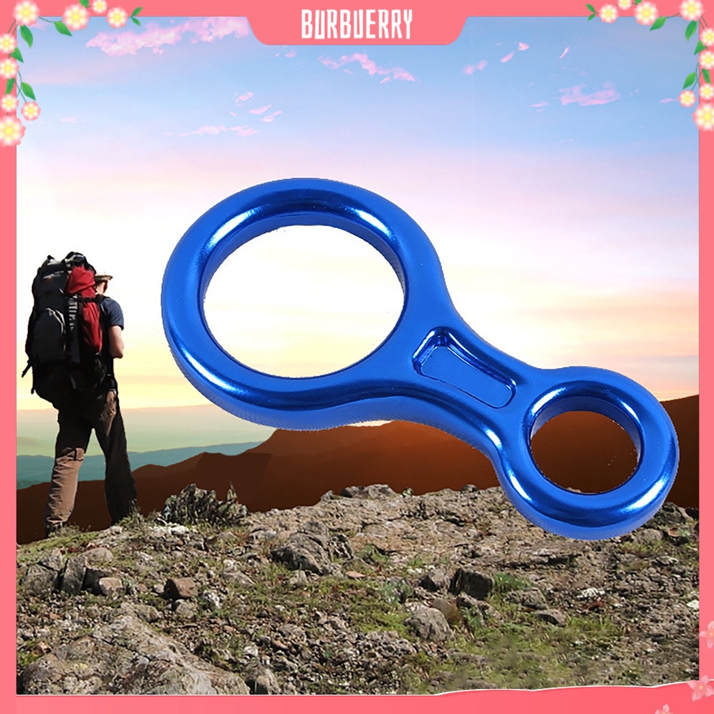 Móc khóa tuột dây xuống núi chậm rãi hình số 8 35KN dùng khi leo núi dốc ngoài trời