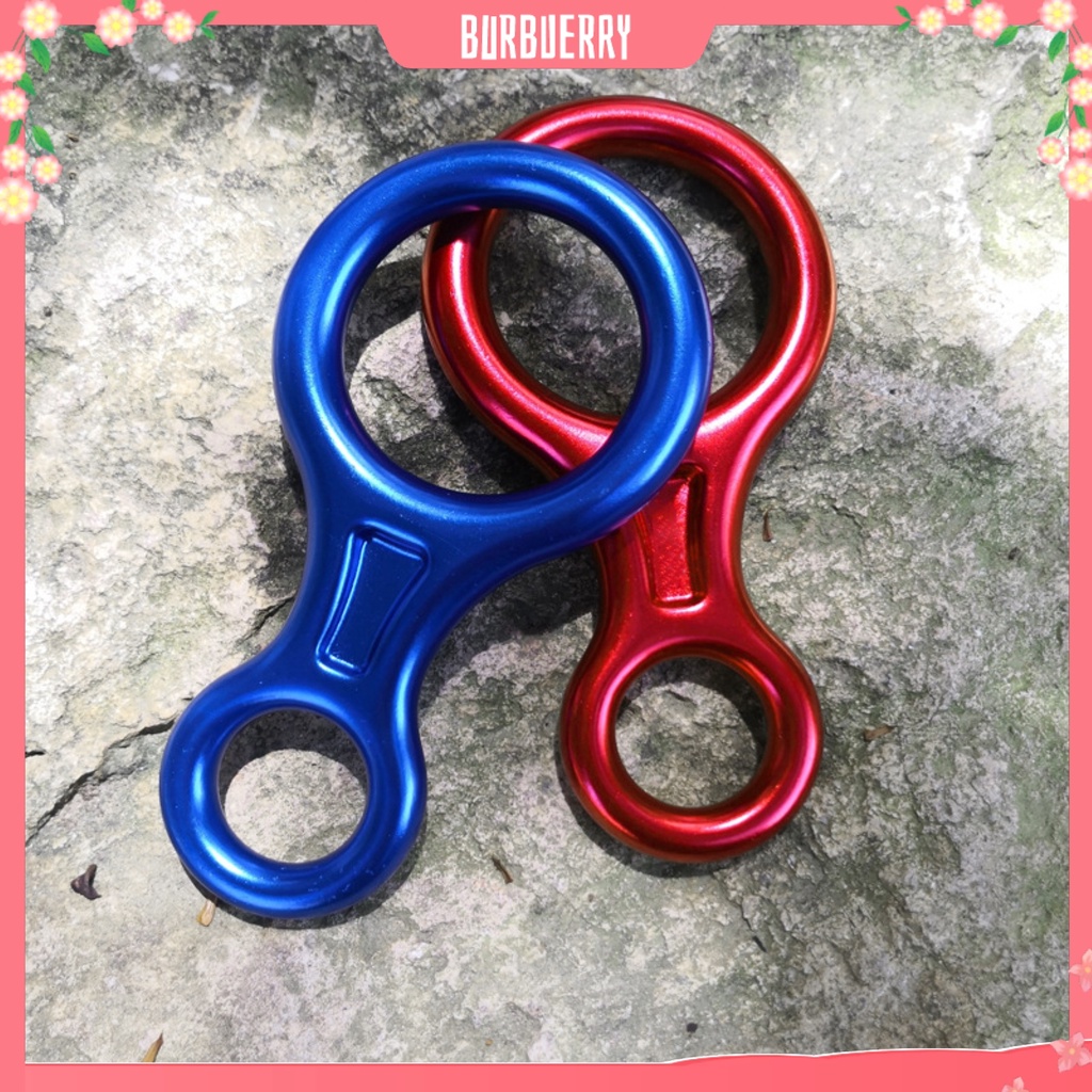 Móc khóa tuột dây xuống núi chậm rãi hình số 8 35KN dùng khi leo núi dốc ngoài trời