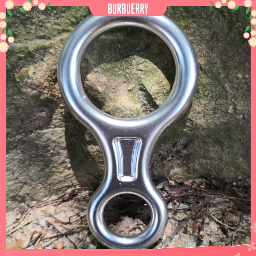 Móc khóa tuột dây xuống núi chậm rãi hình số 8 35KN dùng khi leo núi dốc ngoài trời