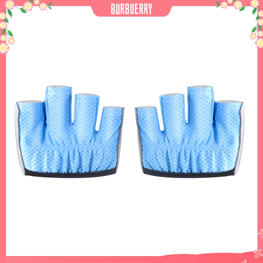 Găng Tay Tập Yoga Hở Ngón Kết Cấu Mềm Mại Thoải Mái Chống Trượt Cho Nữ