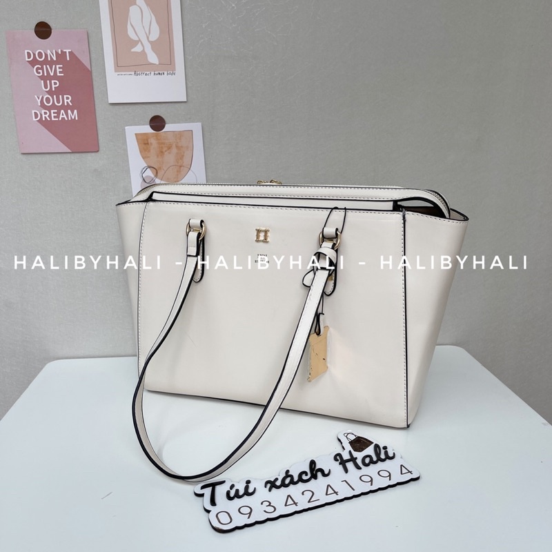 Túi tote lyn khoá kéo lịch sự để đồ thoải mái