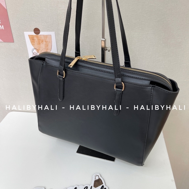 Túi tote lyn khoá kéo lịch sự để đồ thoải mái