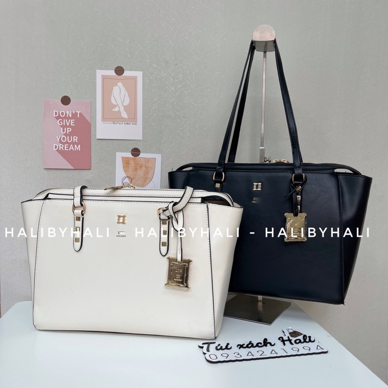 Túi tote lyn khoá kéo lịch sự để đồ thoải mái